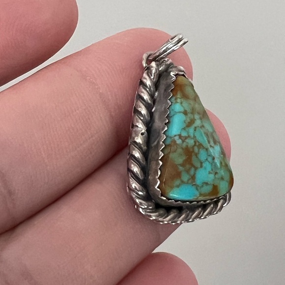 Number 8 Turquoise Pendant - Picture 3 of 7